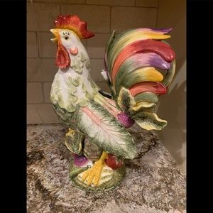 Fitz and Floyd Vista Bella Rooster Water Pitcher